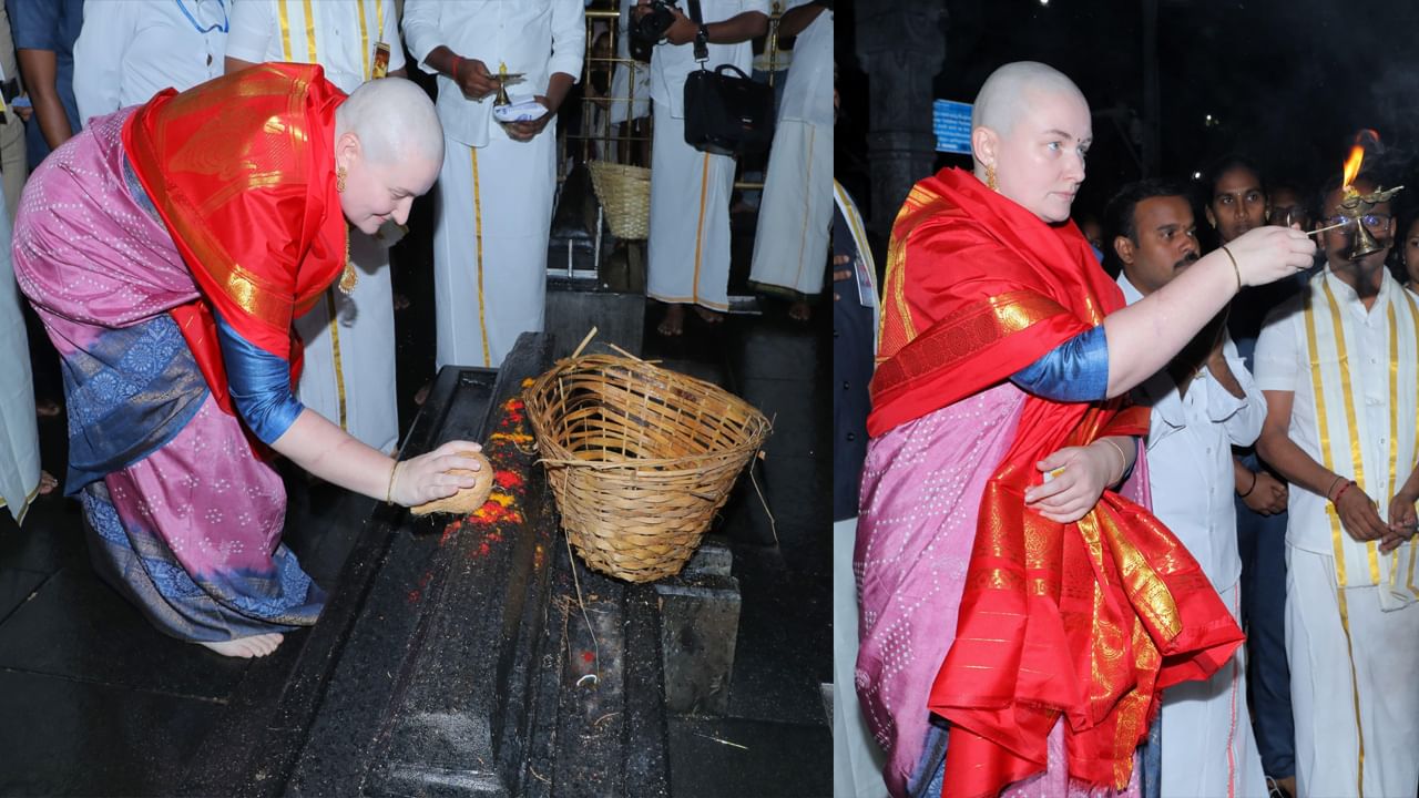 Tirumala: శ్రీవారి సేవలో పవన్‌కల్యాణ్‌ సతీమణి.. స్వామివారిని దర్శించుకుని కుమారుడి కోసం మొక్కులు చెల్లించుకున్న అన్నాకొణిదెల
