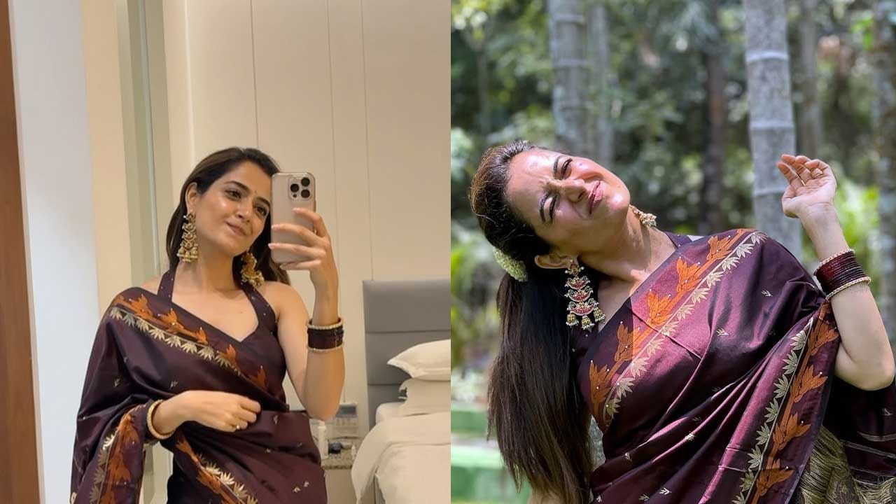 ఇక ఎప్పుడూ సోషల్ మీడియాలో ఫుల్ యాక్టివ్‌గా ఉండే ఈ ముద్దుగుమ్మ తాజాగా తన గ్లామర్ తో కుర్రకారుకు ట్రీట్ ఇస్తుంది. చీరలో అందాలు  ఆరబోస్తూ ఫొటోలకు ఫోజులిచ్చింది. ఈ ఫొటోస్ నెట్టింట తెగ వైరల్ అవుతున్నాయి.