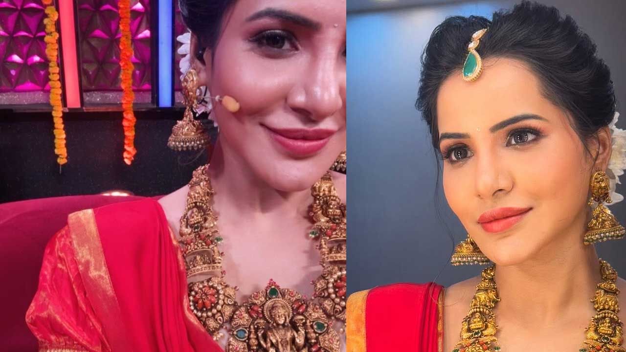 ప్రస్తుతం ఈ ఫొటోస్ నెట్టింట తెగ వైరల్ అవుతున్నాయి. దీంతో లంగావోణిలో చాలా అందంగా ఉన్నావు జూనియర్ సమంత అంటూ కామెంట్స్ చేస్తున్నారు ఈ అమ్మడు ఫ్యాన్స్.