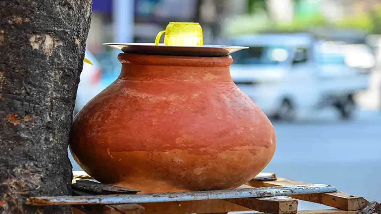 వేసవిలో ఎక్కువగా చెమట పడుతుంది. దీంతో జిడ్డు, మొటిమల సమస్య కూడా ఇబ్బంది పెడుతుంది. వీటి నుండి చర్మాన్ని కాపాడుకోవటానికి కూడా మట్టి కుండలో నీళ్లు మంచి ఔషధంగా పనిచేస్తాయని నిపుణులు చెబుతున్నారు.. ఇక వేసవిలో చాలా మంది డీహైడ్రేషన్ బారిన పడుతుంటారు. కాగా, మట్టి కుండలోని నీరు ఆ ప్రమాదాన్ని తగ్గిస్తుంది. వడదెబ్బ తగిలిన వారికి కూడా ఈ నీరు మంచి ఔషధంగా పనిచేస్తాయి.