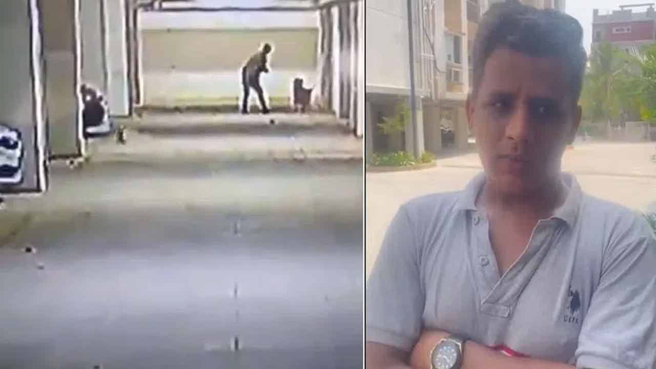 Hyderabad: ఉన్మాదిలా మారిన వ్యక్తి.. కుక్కపిల్లలపై పైశాచికత్వం..సీసీ కెమెరాలో షాకింగ్ దృశ్యాలు..