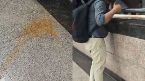 Viral Video: పుక్కెడికి పోసినట్టున్నరు పొట్టవలిగ తాగిండు... ఆపై మెట్రోలకొచ్చి...