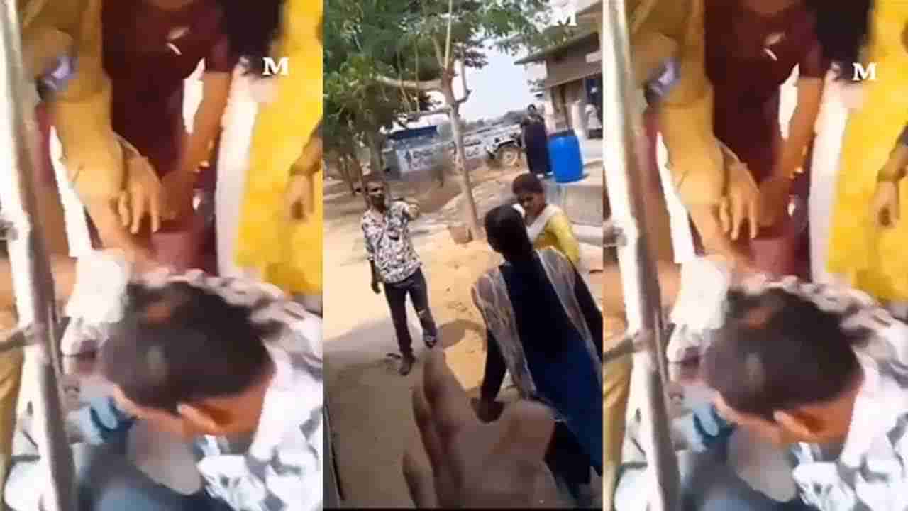 Watch: ఆర్టీసీ బస్సులో తాగుబోతు వీరంగం.. ఈడ్చి ఈడ్చి తన్నిన ఆడవాళ్లు