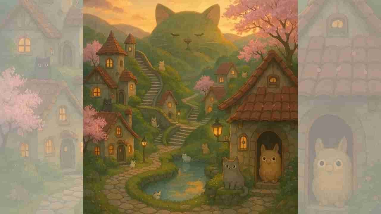 Ghibli Style Optical illusion: మీ మైండ్ షార్ప్ అయితే దాగున్న పిల్లుల్ని కనుక్కోండి చూద్దాం..!