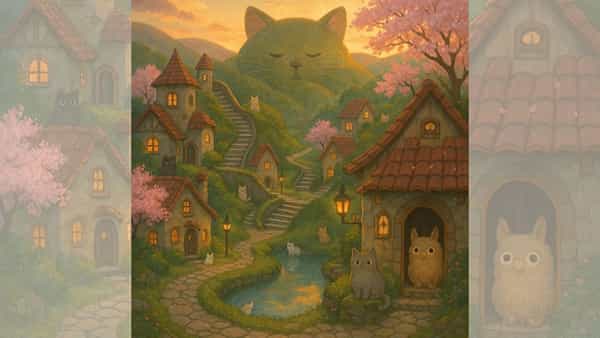 Ghibli Style Optical illusion: మీ మైండ్ షార్ప్ అయితే దాగున్న పిల్లుల్ని కనుక్కోండి చూద్దాం..!