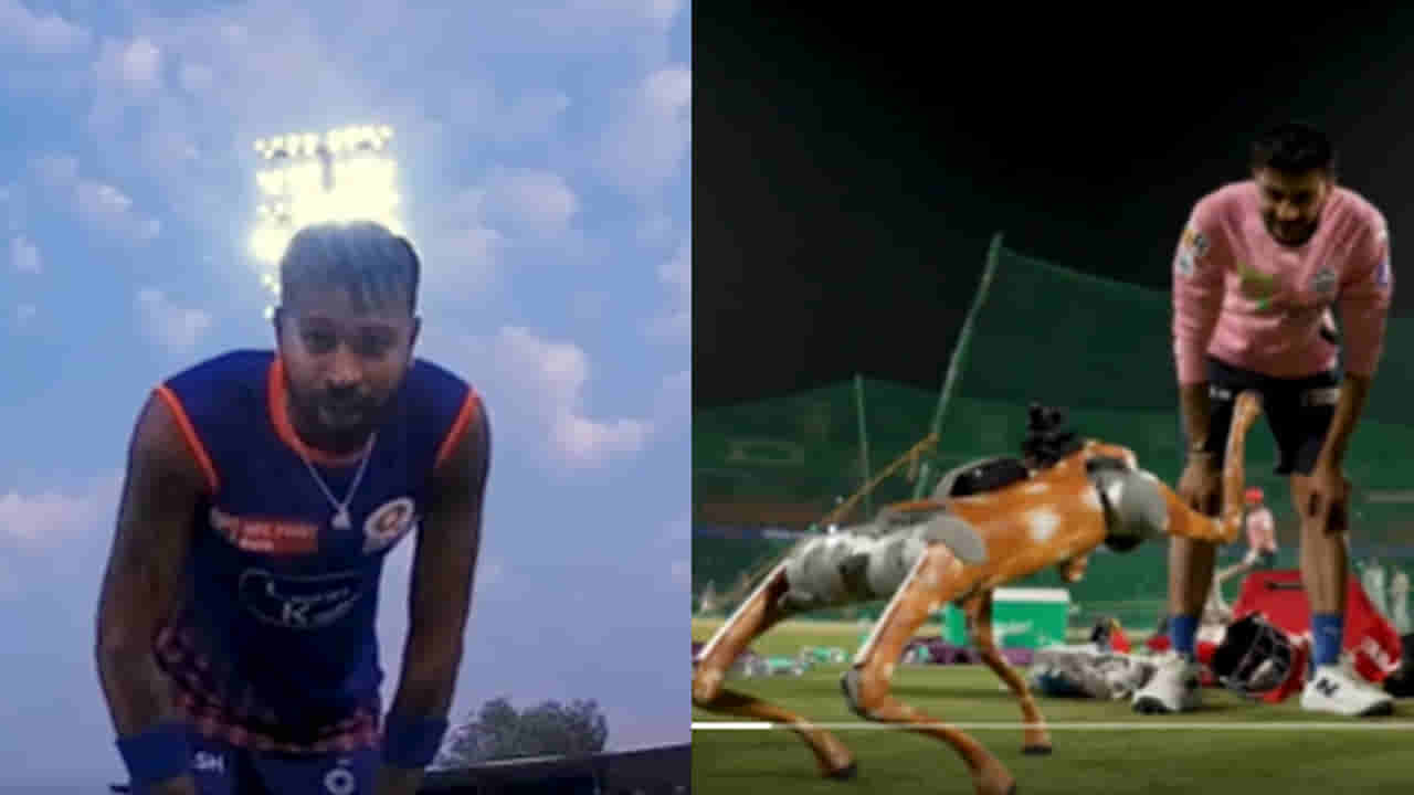 IPL 2025: ఢిల్లీతో మ్యాచ్ కోసం ప్రాక్టీస్ చేస్తున్న హార్ధిక్ పాండ్యా! ఇంతలో ఊహించని అతిథి వచ్చి..