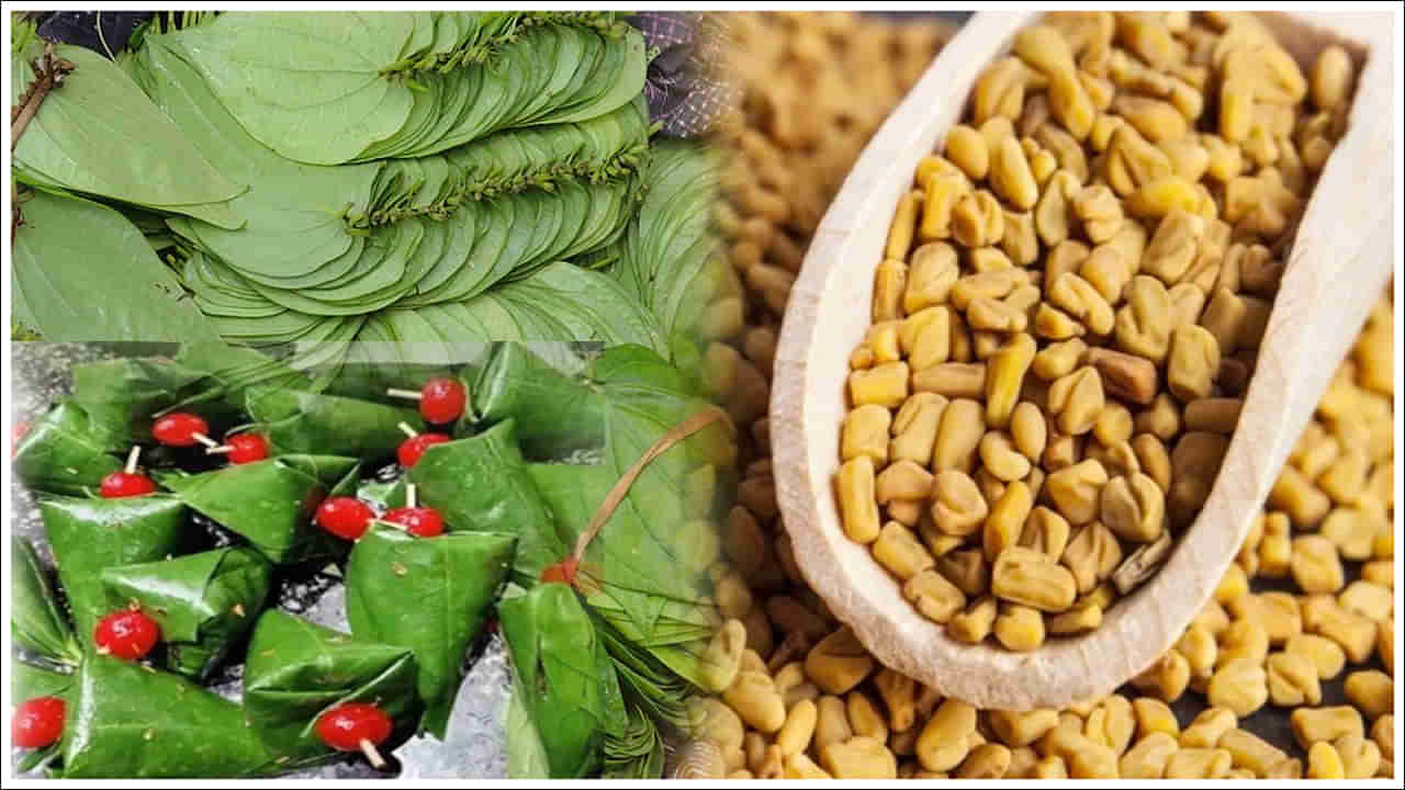 Health Tips: మెంతులు తమలపాకులతో కలిపి తినడం వల్ల ఈ సమస్యలు పరార్‌..!