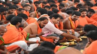 హనుమాన్ భక్తులకు భిక్ష.. పూజ కార్యక్రమంలో పాల్గొన్న కేటీఆర్..  ట్రోల్స్‌‌తో బీజేపీ రియాక్షన్..!