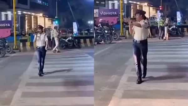 Watch: మీకు సెల్యూట్ మేడమ్..! లేడీ ట్రాఫిక్ పోలీస్ చేసిన పనితో ప్రశంసల వెల్లువ..