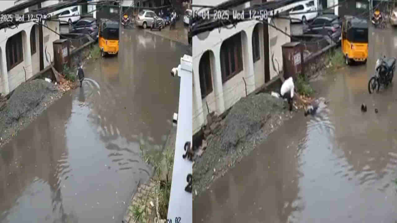 Chennai: సమయానికి దేవుడిలా వచ్చాడు.. ప్రాణాలు పణంగా పెట్టి..!