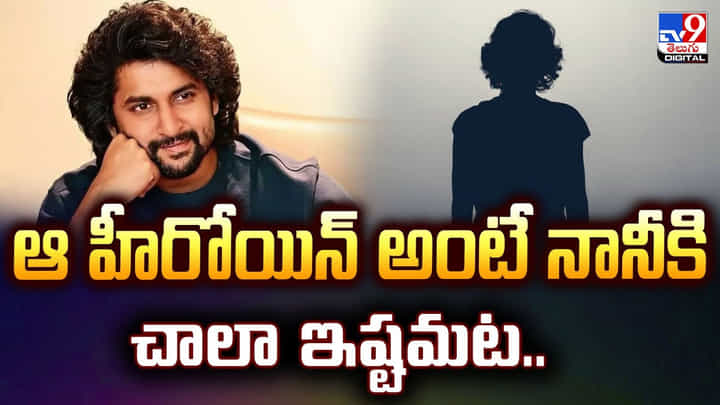 Nani: ఆ హీరోయిన్ అంటే నానీకి చాలా ఇష్టమట.. Nani: ఆ హీరోయిన్ అంటే నానీకి చాలా ఇష్టమట..