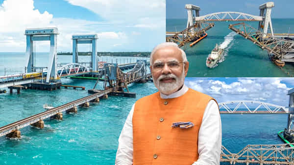 PM Modi: భారత ఇంజనీరింగ్ వండర్.. పంబన్ బ్రిడ్జిని ప్రారంభించిన ప్రధాని మోదీ..