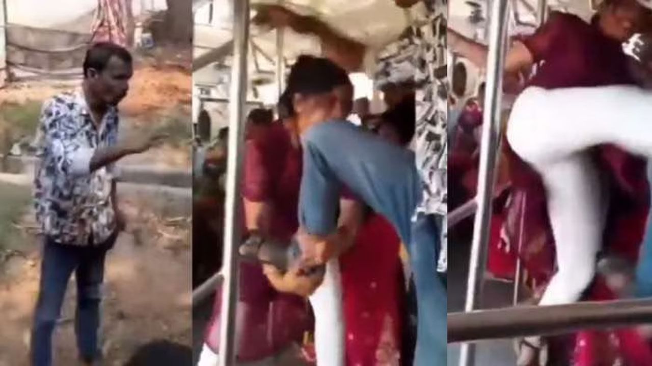 Viral Video: తాగినోడివి గమ్మున ఉండక వాళ్లనేమన్నవ్‌ బ్రో... బస్సులో నుంచి తన్ని తరిమేసిన మహిళా ప్రయాణికులు