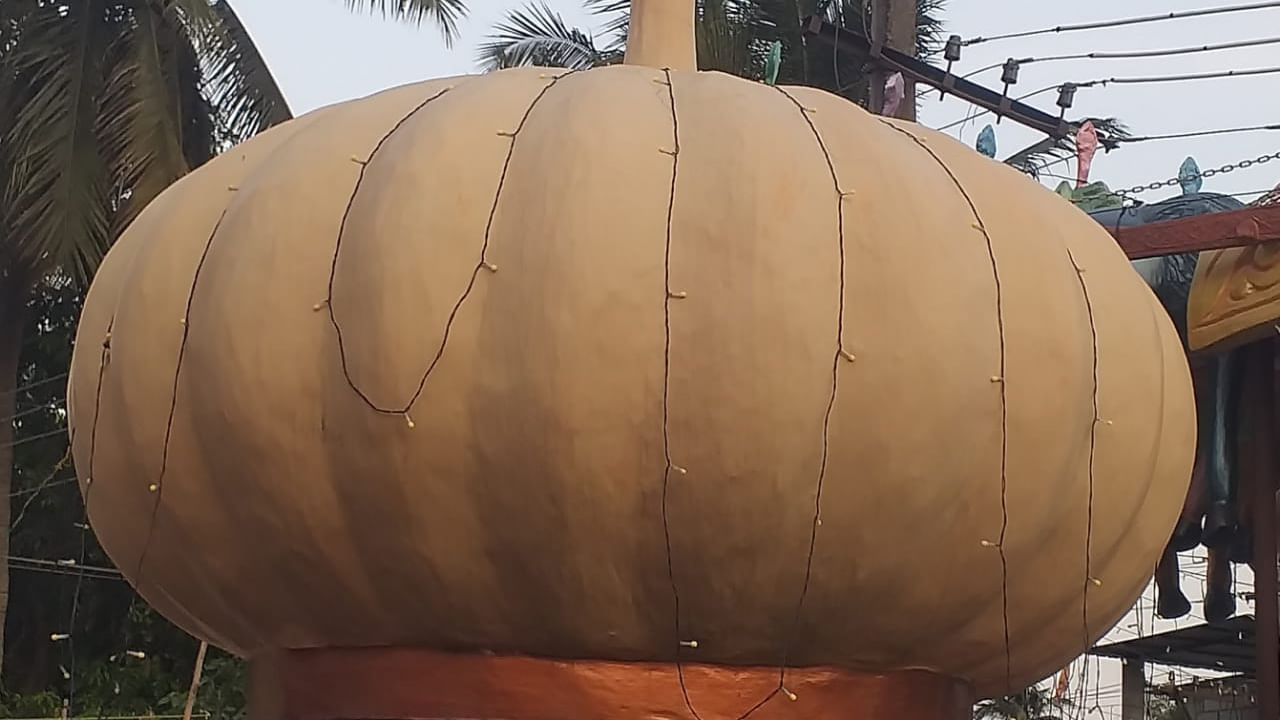 Andhra: వీరి..వీరి గుమ్మాడి.. దీని పొట్టనిండా నీళ్లేనండి..!