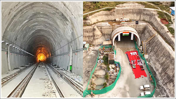 Railway Tunnel: దేశంలోనే తొలిసారి.. అతిపొడవైన 14.57 కి.మీ. సొరంగం పూర్తి!