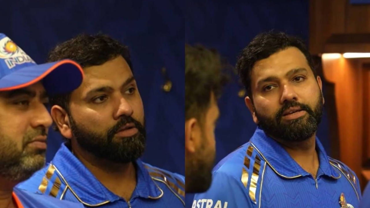 Video: డ్రెస్సింగ్ రూమ్లో విన్నింగ్ స్పీచ్ ఇచ్చిన హిట్మ్యాన్! స్వాగ్ చూడు భయ్యా!