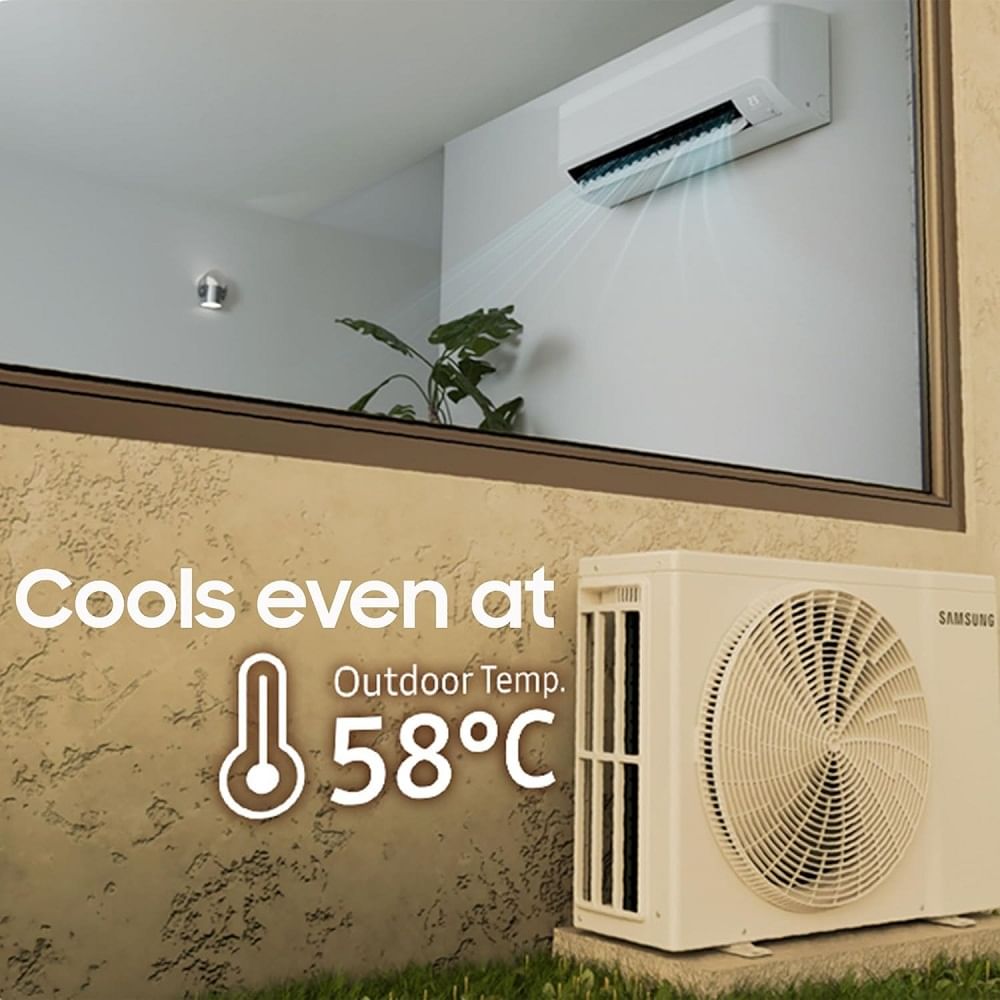 చిన్న గదులకు సరిపడే ఏసీ కావాలనుకునే వారికి సామ్సంగ్ 1 టన్ 3 స్టార్ డిజిటల్ ఇన్వర్టర్ స్ప్లిట్ ఏసీ బాగుంటుంది. సుమారు 111 చదరపు అడుగుల గదులకు చక్కగా సరిపోతుంది. ఈ ఏసీ వేరియబుల్ స్పీడ్ ఇన్వర్టర్ కంప్రెసర్ పై నడుస్తుంది. 5 కన్వర్టిబుల్ మోడ్, 3 స్టార్ రేటింగ్, తుప్పును నిరోధించే టెక్నాలజీ, ధీర్ఘకాలం మన్నికగా ఉండే అధిక నాణ్యత కలిగిన రాగి కండెన్సర్ కాయిల్, దుమ్ము, ఇతర హానికరమైన బ్యాక్టీరియా నుంచి రక్షణ కోసం యాంటీ - బ్యాక్టీరియల్ ఫిల్టర్ తదితర ఫీచర్లు ఉన్నాయి. దాదాపు 58 డిగ్రీల సెల్సియస్ ఎండ ఉన్నా చల్లదనాన్ని అందిస్తుంది. అమెజాన్ లో రూ.31,990కి ఈ ఏసీని కొనుగోలు చేయవచ్చు.