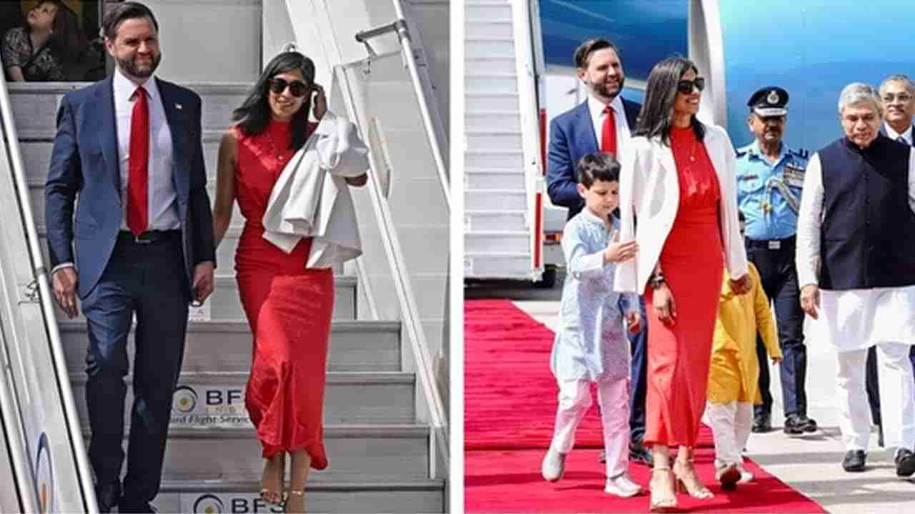 ఏ దేశమేగినా.. భారతీయ మూలాలు మర్చిపోని ఉషా వాన్స్‌.. సంప్రదాయం ఉట్టిపడేలా..