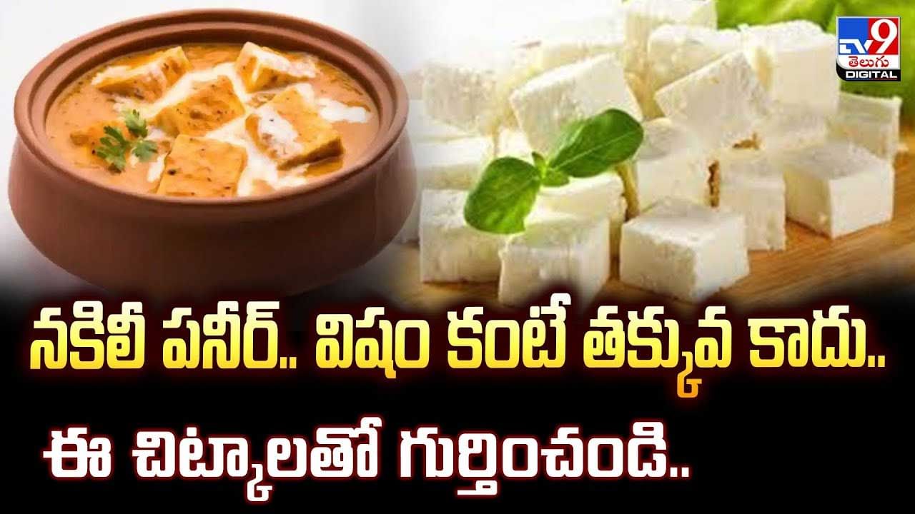 నకిలీ పన్నీర్.. విషం కంటే తక్కువ కాదు.. ఈ చిట్కాలతో గుర్తించండి వీడియో