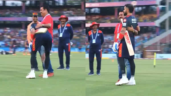 Virat Kohli: విరాట్ కోహ్లీకి ఎదురుపడ్డ చిన్ననాటి కోచ్.. మరోసారి అందరి మనసు దోచుకున్న కింగ్!