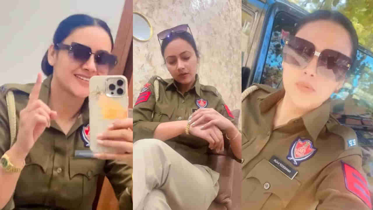 థార్ కారులో టిప్‌ టాప్‌గా బ్యూటిఫుల్ లేడీ పోలీస్.. అనుమానంతో ఆపి చెక్ చేయగా..