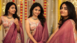 Aditi Shankar: గులాబీ, వెన్నెల కలయిక ఈ సుకుమారి రూపం.. గ్రేస్‎ఫుల్ అదితి..