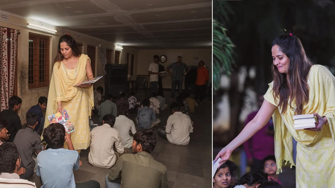 కాగా ఈ సారి అనసూయ తన పుట్టిన రోజు వేడుకలను వినూత్నంగా సెలబ్రేట్ చేసుకుంది. హైదరాబాద్ లోని ఓ అనాథ శరణాలయానికి భర్తతో కలిసి వెళ్లిన ఆమె అక్కడి పిల్లలతో సరదాగా గడిపింది.