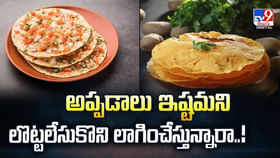 అప్పడాలు ఇష్టమని లొట్టలేసుకొని లాగించేస్తున్నారా..! అప్పడాలు ఇష్టమని లొట్టలేసుకొని లాగించేస్తున్నారా..!