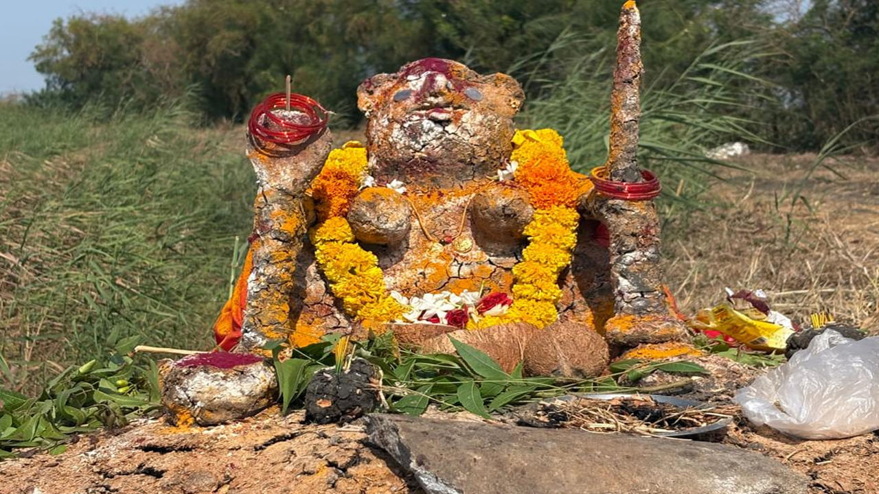 Andhra Pradesh: అక్కడ చెరువు గట్టుపై అమ్మవారి మట్టి బొమ్మని చేసి ఘనంగా పూజలు చేసే రైతులు.. ఎందుకంటే