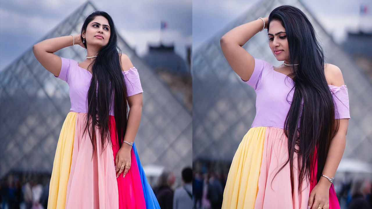 ఈ ఫొటోల్లో చీర కట్టుకుని ఎంతో అందంగా కనిపించింది తేజ స్విని. ప్రస్తుతం ఆమె వెకేషన్ ఫొటోలు సామాజిక మాధ్యమాల్లో తెగ వైరలవుతున్నాయి.