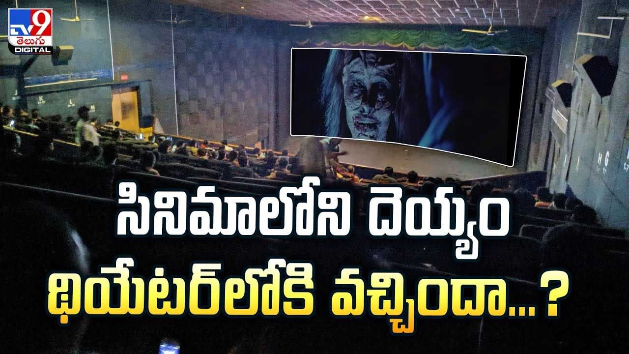 సినిమాలోని దెయ్యం థియేటర్‌లోకి వచ్చిందా వీడియో