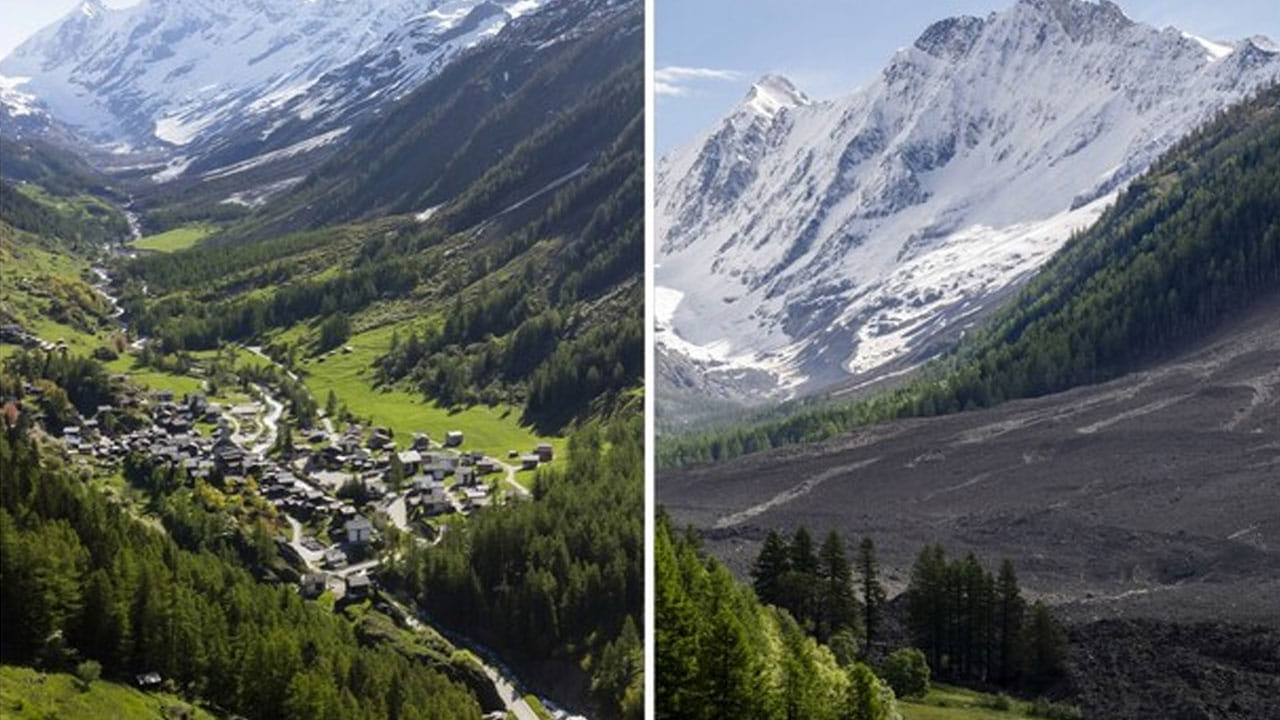 Viral Video: మంచు పర్వతాలు పేకమేడల్లా కూలడం చూశారా..? కింద ఉన్న గ్రామానికి గ్రామమే కనుమరుగు!