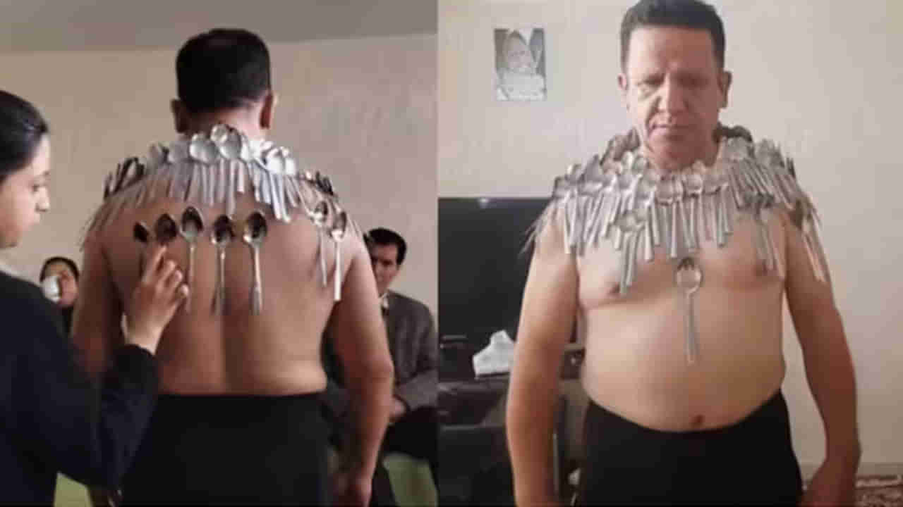 Guinness World Records: ఇతనో మ్యాగ్నెట్‌ మ్యాన్‌..! ఒంటిపై స్పూన్లతో గిన్నిస్‌ రికార్డు.. వీడియో వైరల్