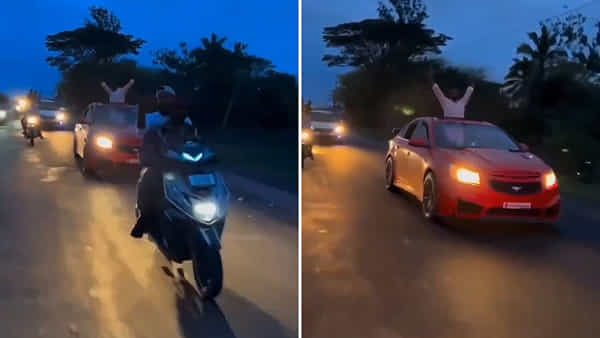 Watch: గ్యాంగ్రేప్ నిందితులకు బెయిల్.. భారీ ఊరేగింపుతో ఊర్లోకి ఘన స్వాగతం