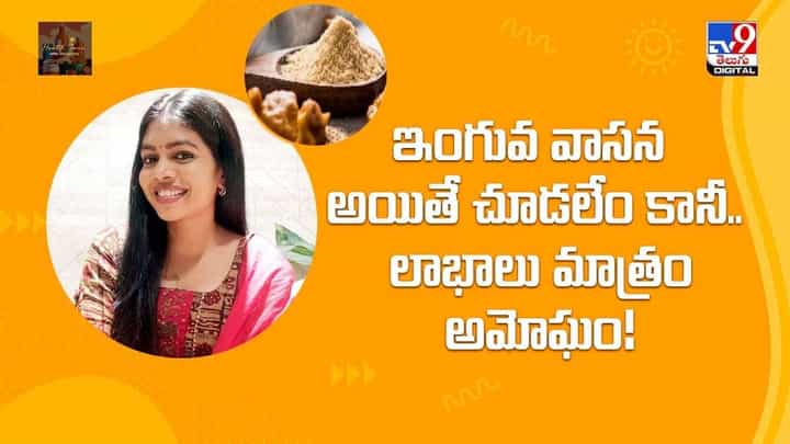 ఇంగువ వాసన అయితే చూడలేం కానీ.. లాభాలు మాత్రం అమోఘం వీడియో ఇంగువ వాసన అయితే చూడలేం కానీ.. లాభాలు మాత్రం అమోఘం వీడియో