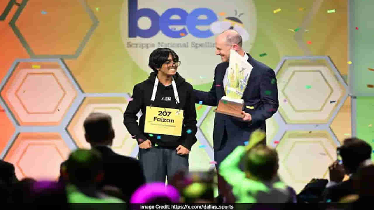 Spelling Bee: అమెరికా స్పెల్లింగ్ బీ పోటీల్లో భారత సంతతి బాలుడి ఘన విజయం..హైదరాబాద్‌లో ఉంటున్న..