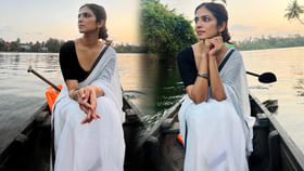 మాళవికామోహన్ లేటెస్ట్ వైట్ సారీ ఫొటోస్ మాళవికామోహన్ లేటెస్ట్ వైట్ సారీ ఫొటోస్