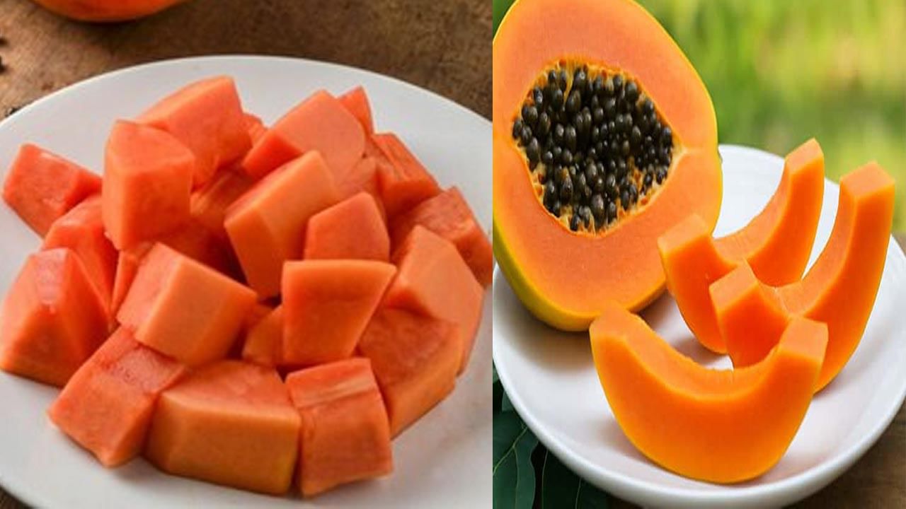 బొప్పాయి గుండె సంబంధిత సమస్యల నుండి ఉపశమనం కలిగిస్తుంది. చర్మ ఆరోగ్యానికి బొప్పాయి చాలా మంచిది. దీనిలోని విటమిన్ సి, యాంటీఆక్సిడెంట్లు ఫ్రీ రాడికల్ నష్టం నుండి రక్షిస్తాయి. బొప్పాయి ఆరోగ్యకరమైన చర్మానికి కూడా మేలు చేస్తుంది.. ఇంకా మీరు బొప్పాయిని ఫేస్ మాస్క్‌గా కూడా ఉపయోగించవచ్చు.