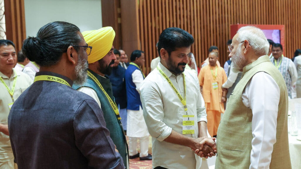 Pm Modi With Cm Revanth