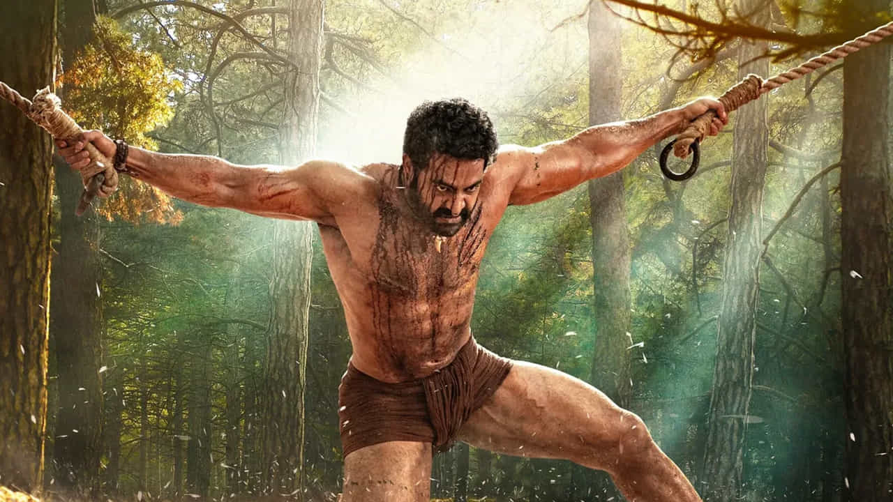 'తొంగి తొంగి నక్కి నక్కి కాదే... తొక్కుకుంటూ పోవాలే. ఎదురొచ్చినోడిని ఏసుకుంటూ పోవాలి' అంటూ ఆర్ఆర్ఆర్‎లో డైలాగ్‎తో అదరగొట్టారు యంగ్ టైగర్ ఎన్టీఆర్.  దీనికి థియేటర్ మొత్తం షాక్ అయిందనే చెప్పాలి.