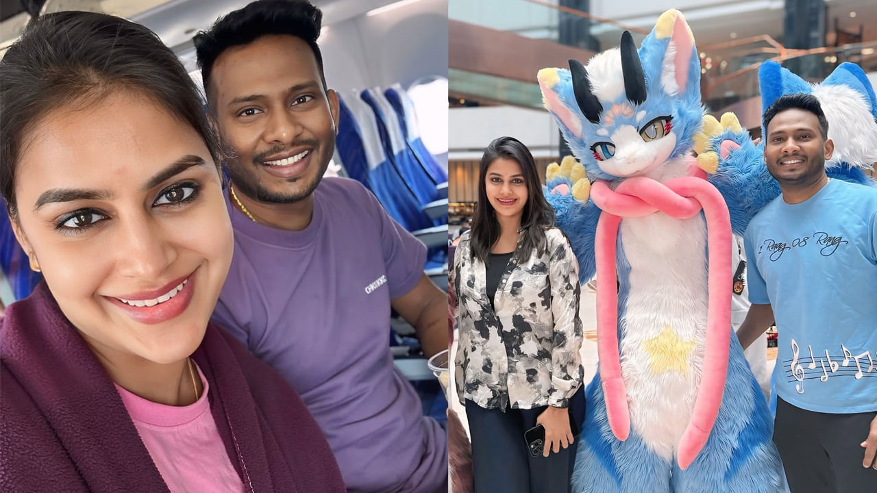 పెళ్లి తర్వాత ఈ బ్యూటీ ఎప్పుడూ తన భర్తతో ఎంజాయ్ చేస్తున్న ఫొటోలు షేర్ చేస్తూ నెట్టింట్లో ఫుల్ యాక్టివ్గా ఉంటుంది. తాజాగా ఈ అందాల ముద్దుగుమ్మ తనకు పెళ్లై 137 రోజులు గడుస్తున్న సందర్భంగా తన భర్తతో కలిసి చాలా ఎంజాయ్ చేస్తున్న ఫొటోలను సోషల్ మీడియాలో షేర్ చేసింది.