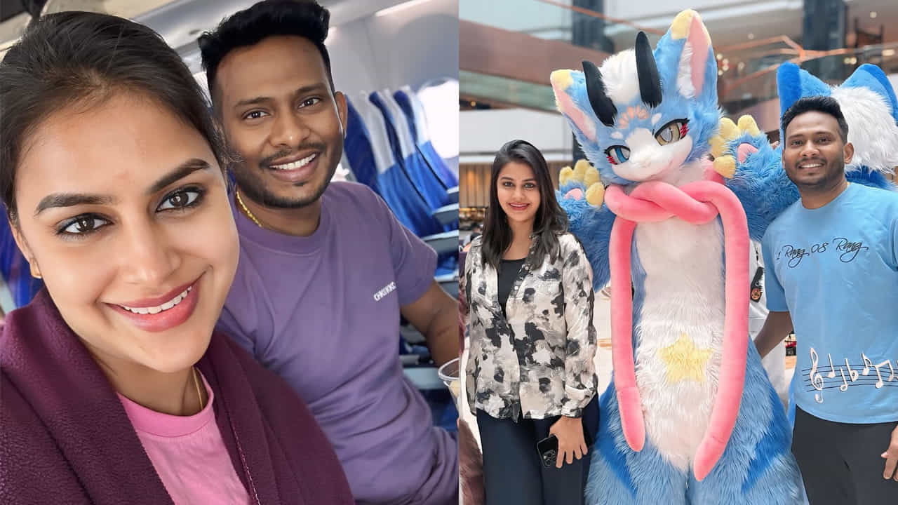 పెళ్లి తర్వాత ఈ బ్యూటీ ఎప్పుడూ తన భర్తతో ఎంజాయ్ చేస్తున్న ఫొటోలు షేర్ చేస్తూ నెట్టింట్లో ఫుల్ యాక్టివ్గా ఉంటుంది. తాజాగా ఈ అందాల ముద్దుగుమ్మ తనకు పెళ్లై 137 రోజులు గడుస్తున్న సందర్భంగా తన భర్తతో కలిసి చాలా ఎంజాయ్ చేస్తున్న ఫొటోలను సోషల్ మీడియాలో షేర్ చేసింది.