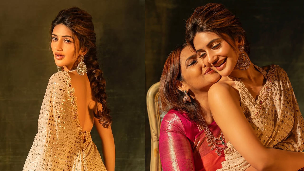 అందాల ముద్దుగుమ్మ శ్రీలీల గురించి ఎంత చెప్పినా తక్కువే. అందం, అభినయం ఈ బ్యూటీ సొంతం. తాజాగా రాబిన్ హుడ్ మూవీతో తెలుగు అభిమానుల ముందుకు వచ్చిన ఈ అమ్మడు. ప్రస్తుతం అరడజన్‌కు పైగా సినిమాలతో ఫుల్ బిజీగా ఉన్నట్లు తెలుస్తోంది. తాజాగా ఈ బ్యూటీ  తన క్యూట్ ఫొటోస్ తో రచ్చ చేస్తుంది. గోల్డ్ కలర్ చీరలో తన అందాలతో మాయ చేస్తుంది. 