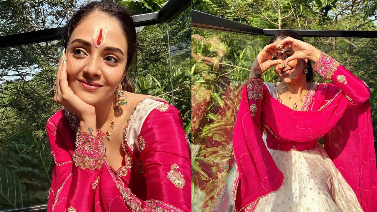 శ్రీవారి సేవలో శ్రీముఖి.. ట్రెడిషనల్ లుక్‌లో బ్యూటిపుల్ ఫొటోస్