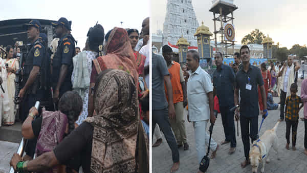 Tirumala Temple: తిరుమలలో హై అలెర్ట్.. టెంపుల్ టౌన్ లో ఏరియా డామినేషన్ పై ఫోకస్.