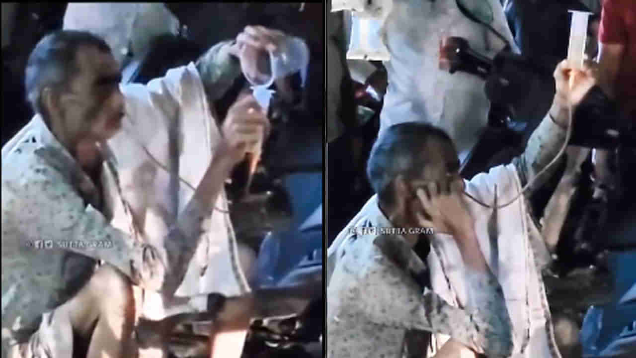 Viral Video: మద్యం ఇట్ల ముక్కు నుంచి కూడా తాగొచ్చా?.. చుక్క మిగుల్చకుండా మొత్తం తాగేశాడుగా..