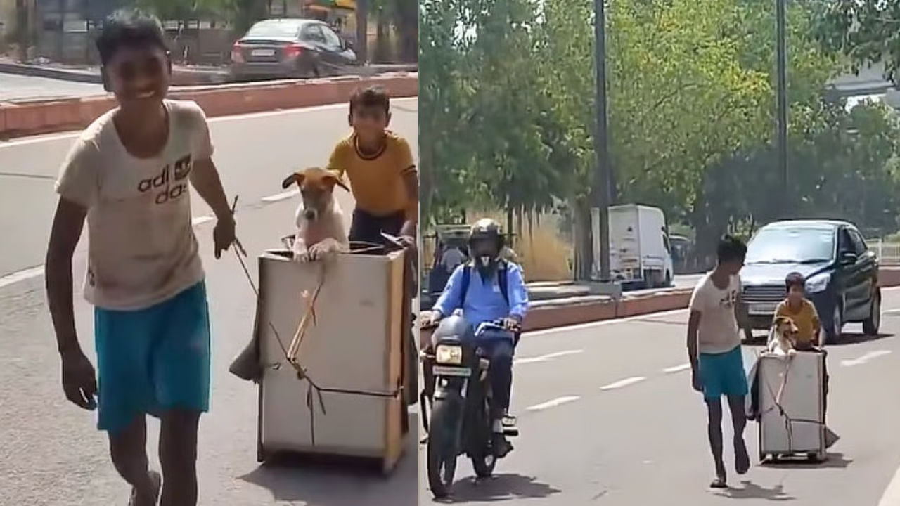 Viral Video: గాయపడిన కుక్కకి వైద్యం కోసం ఇద్దరు బాలుర తపన.. ఈ పిల్లలను చూసి ఎంతైనా నేర్చుకోవాలంటున్న నెటిజన్లు..