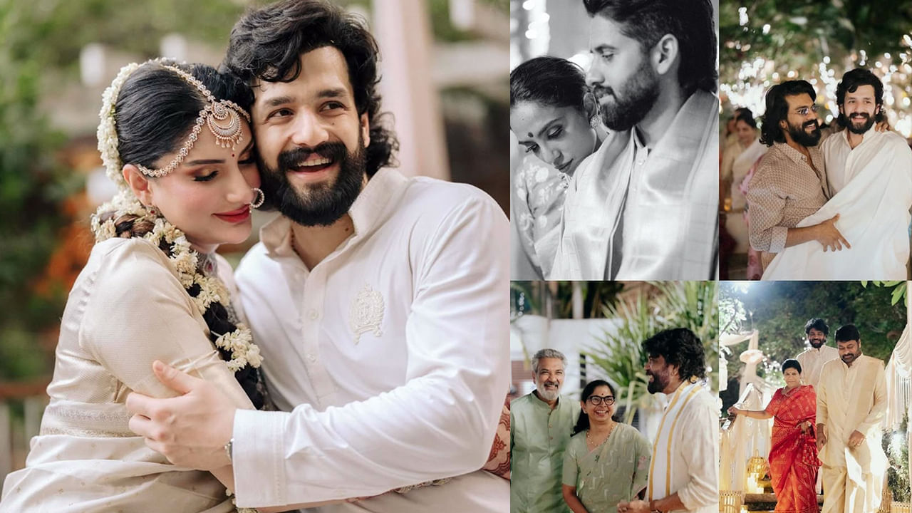  అక్కినేని అందగాడు అఖిల్- జైనాబ్‌ల పెళ్లి వేడుక అట్టహాసంగా జరిగింది. జూన్ 6న జరిగిన ఈ వివాహ వేడుకకు ఇరు కుటుంబ సభ్యులతో పాటు సన్నిహితులు, స్నేహితులు, పలువురు సినీ, రాజకీయ ప్రముఖులు హాజరయ్యారు.