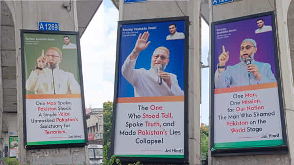 Asaduddin Owaisi: పాకిస్థాన్పై పోరాటం.. హైదరాబాద్లో ఒవైసీ పోస్టర్లు!