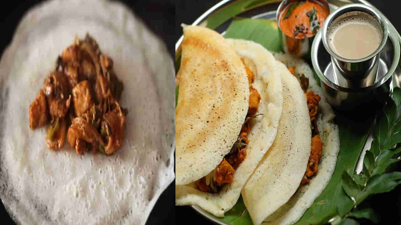 Chicken Dosa Recipe: మీరు నాన్-వెజ్ ప్రియులా.. చికెన్ దోసని ట్రై చేయండి.. రెసిపీ మీ కోసం..